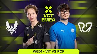 [FR] Team VITALITY vs PCFIC | VCT EMEA Stage 1 | W5D1