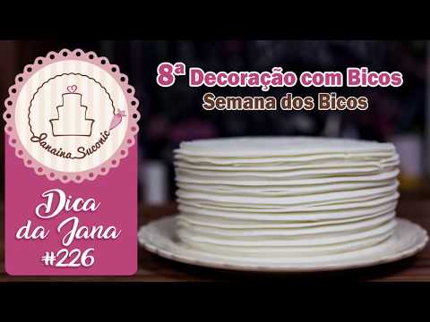 Dica da Jana #226 - Bico 1M - Decoração reta Por Janaina Suconic