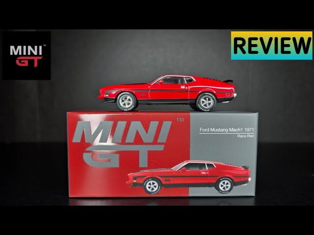 Classic! Mini GT - 1971 Ford Mustang Mach1 - Race Red - REVIEW