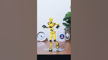 【Stop Motion】Slippery man【Stickybones】