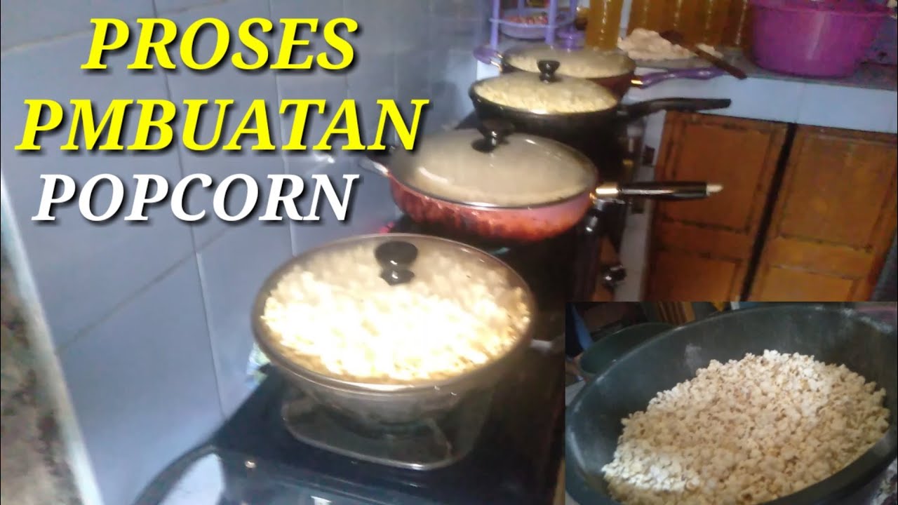 Pabrik popcorn modal teplon saja bisa produksi banyak dengan cepat | cara pembuatan boronong