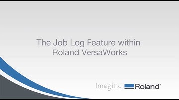 VersaWorks - Job Log