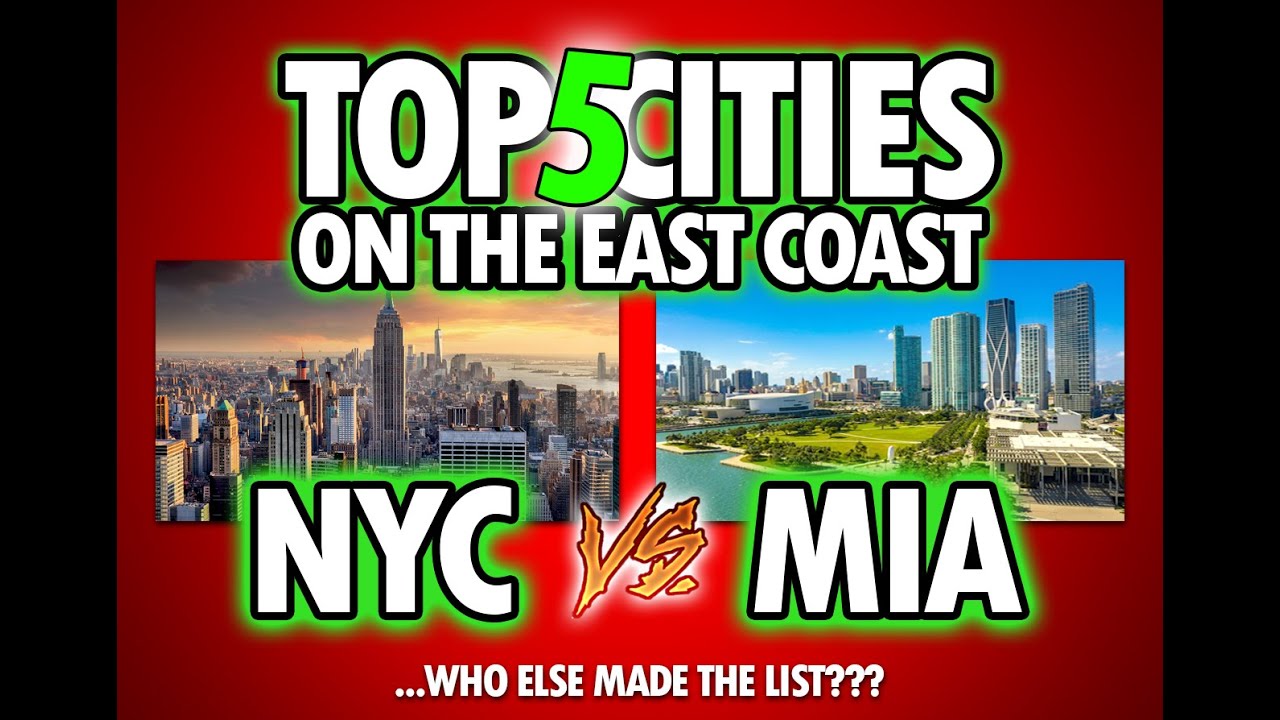 Top Cities To Live In On the East Coast - YouTube