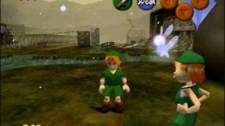 Funny Legend of Zelda Ocarina of Time Glitch