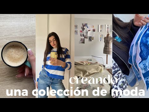 Creando una colección de moda VLOG I Etiquetas, encuadernación japonesa, información patrones…