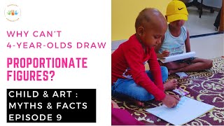 Are your 4-year-olds not drawing proportionate figures?