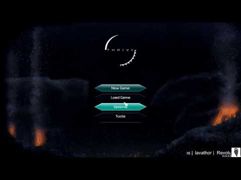 Thrive 0.4.1.1 Options Menu Development