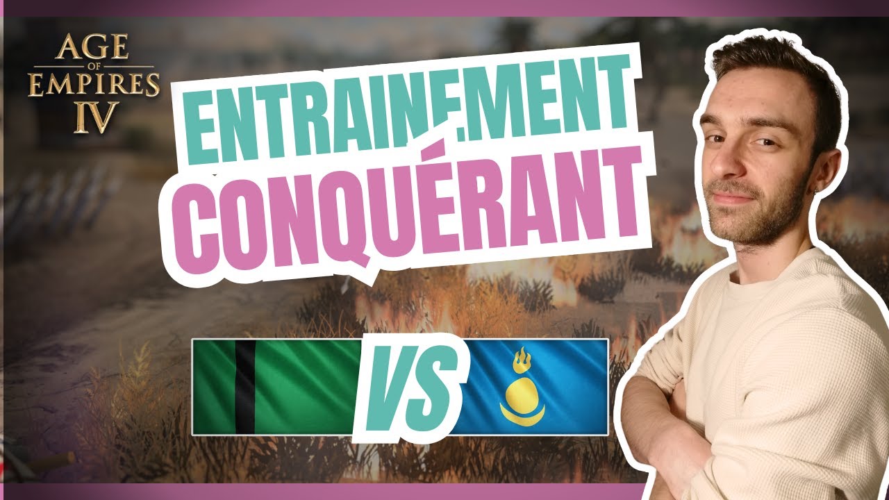 Entrainement 1v1 contre LeZouave (conq 3) : Delhi vs Mongols