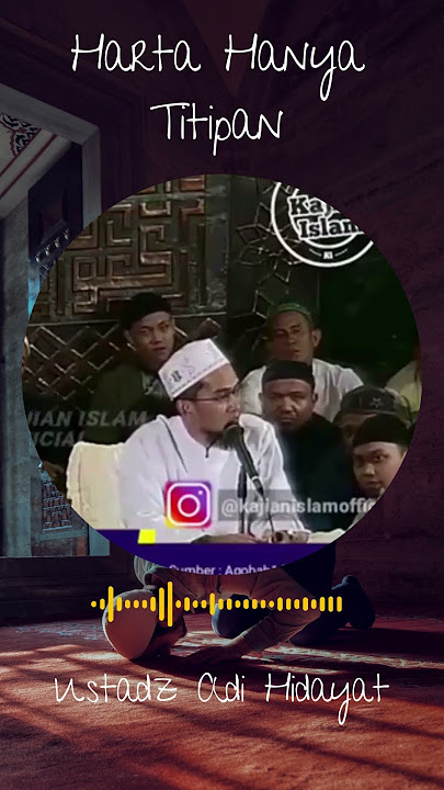 Harta Yang Kita Miliki Hanya Titipan dan Amanah dari Alloh