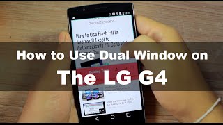 How to use Dual Window on LG G4