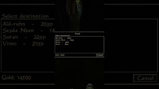 where's the driver? #morrowind