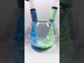satisfying ASMR Color mix twinkle, green, and blue #shorts #experiment #colormix ￼