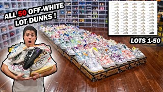 WE BOUGHT ALL 50 OFF-WHITE LOT DUNKS! *Never Before Seen on YouTube*