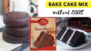 How to make Cake Mix recipe without Eggs - Beyond Baking Episode