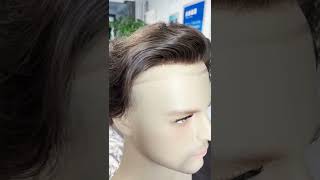 Shunfa hair Natural hairline front Lace men toupees in stock