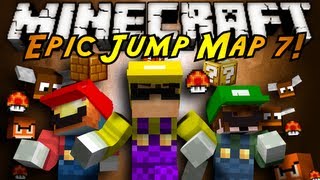 Minecraft: Epic Jump Map MARIO EDITION Part 1!