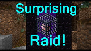 Minecraft Raiding An Obsidian Spawner With An Odd Surprise?!