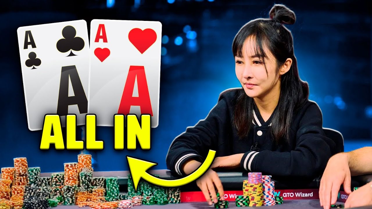 Королева покера сокрушает профессионалов по высоким ставкам!