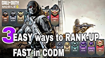 Rank Up FAST in CODM! 3 Easy Ways to Reach Legendary in Call of Duty Mobile, How to rank up in CODM?