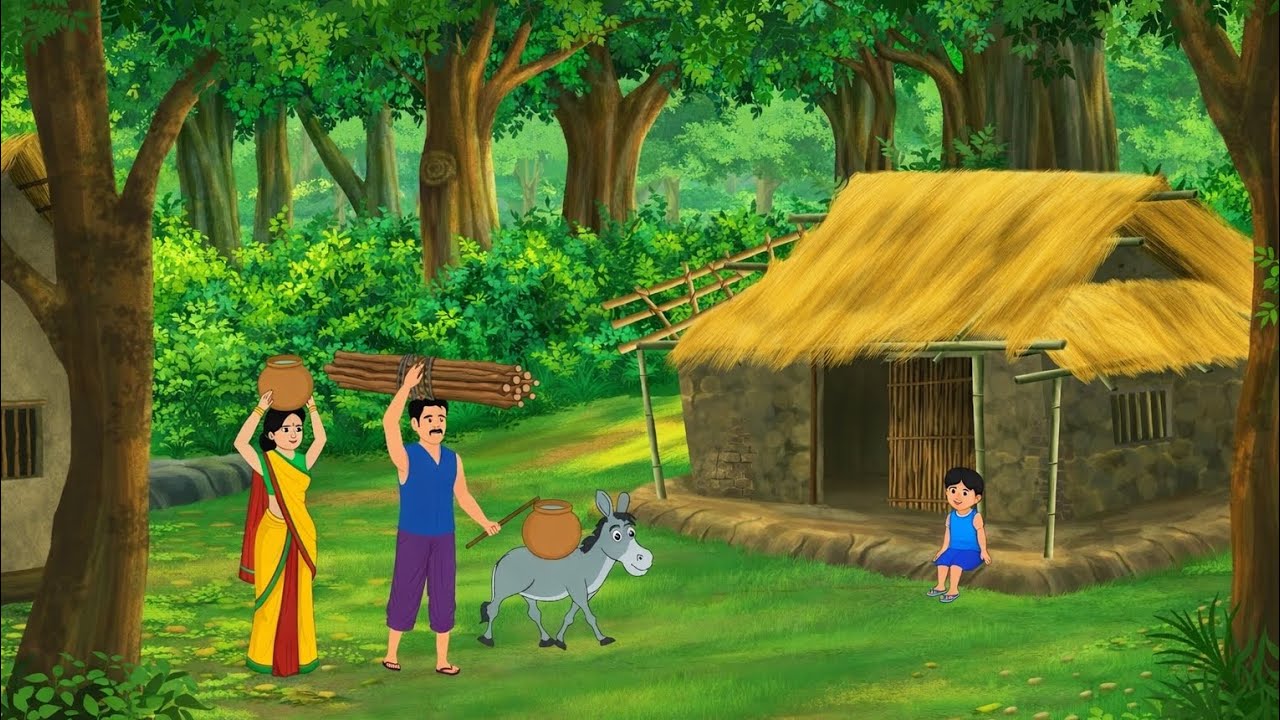 मूर्ख माँ बाप की बुद्धिमान बेटी ।। MURKH MAA BAAP KI BUDHHIMAN BETI Hindikahani Moralstories Cartoon