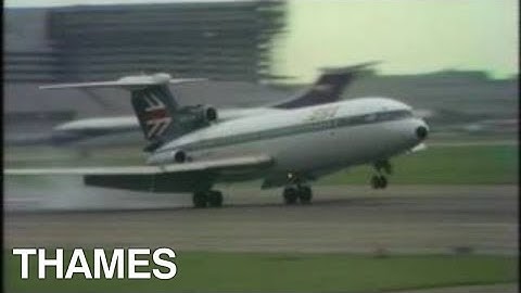 BEA | Trident Three Landing | Thames Television | 1970