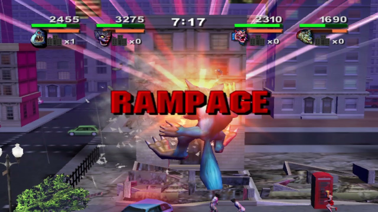 Rampage Total Destruction King of the City Vicious Beasts (Harry, Joe, Ralph, Leon)