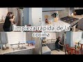 LIMPIEZA RAPIDA DE LA COCINA|LIMPIA CONMIGO LA COCINA|CRIS TAREAS DEL HOGAR