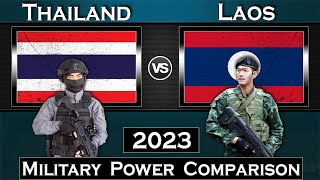 Thailand vs Laos Military Power Comparison 2023 | Global Power