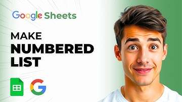 Hoe maak je een genummerde lijst in Google Sheets (de gemakkelijkste manier) (gids 2025)