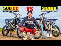 Stark Varg Electric Dirt Bike vs 500cc 2 Stroke | Hot Lap Shootout!