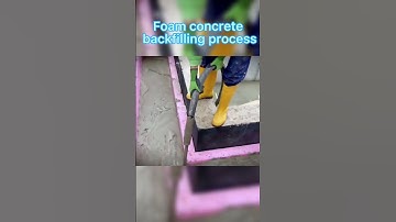 #shorts Foam concrete backfiling process