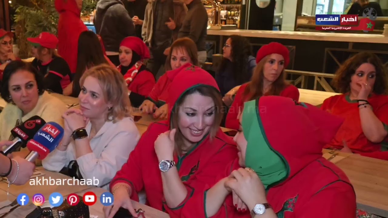 توقعات الجالية المغربية المقيمة في اسبانيا قبل وبعد المباراة  بين منتخبنا الوطني المغرب و نيجريا 