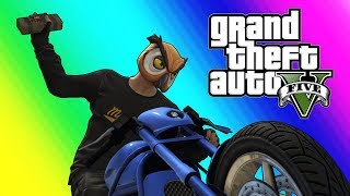 GTA5 Online Funny Moments  Bikers VS RPG!