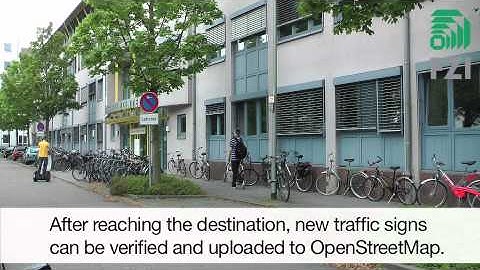 Traffic Sign Recognition, Geopositioning and OpenStreetMap Upload on a Segway PT