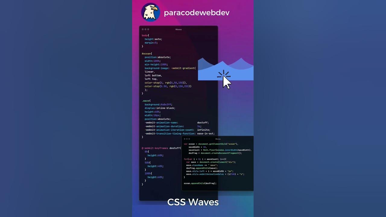 How To Create a CSS Waves In Just 3 Easy Steps! - YouTube