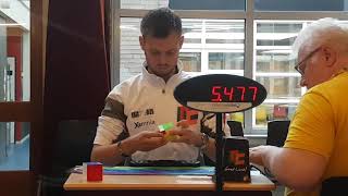 Official 3x3 average 6.49s - Dutch Open 2019 - Mats Valk @ValkCubing