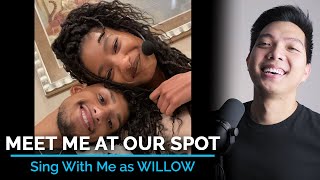 Meet Me At Our Spot LIVE (Male Part Only - Karaoke) - The Anxiety, WILLOW, & Taylor Cole