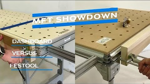 Stiffness test, 2024: Dash-Board vs Festool MFT/3