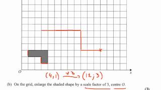 Question 5 b  Paper 4 November 2010 Enlargement