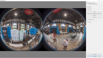 PHOTOMERGE to HDR in Lightroom