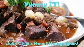 1963 Julia Child's TV Boeuf Bourguignon | Yummy IT Food