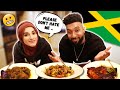 My Pakistani Wife Tries JAMAICAN FOOD For The First Time! | MUKBANG | The X's