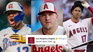 MLB World reaction to HUNTER RENFROE NO-LOOK CATCH on Opening Day