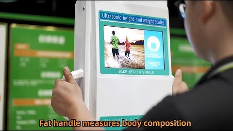 SH-900G Coin-operated ultrasonic body fat height weight scale