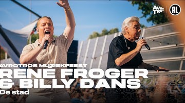 René Froger & Billy Dans - De stad (LIVE) • Muziekfeest op het Plein 2025