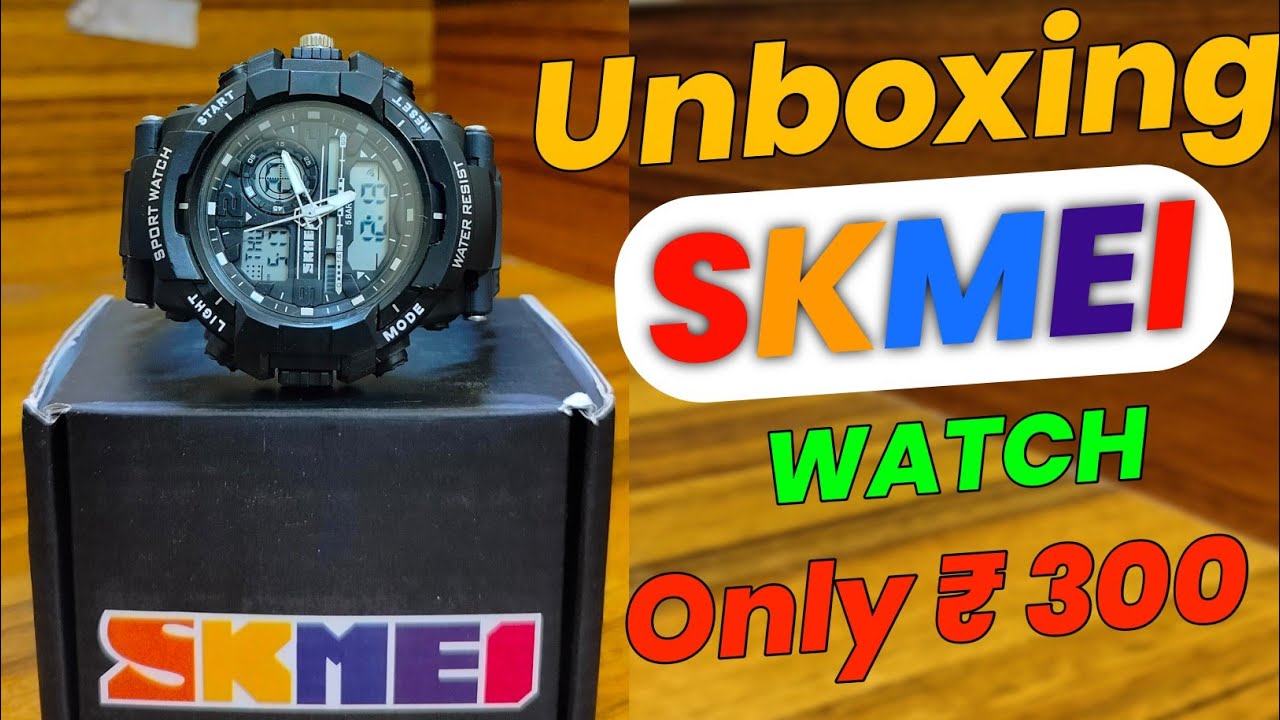 skmei analog digital watch unboxing skmei digital watch review best skmei watch 2023 YouTube