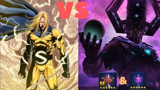 T3 Sentry Vs Galactus Gbr Solo No Ctp & Rage Comparison - Marvel Future Fight