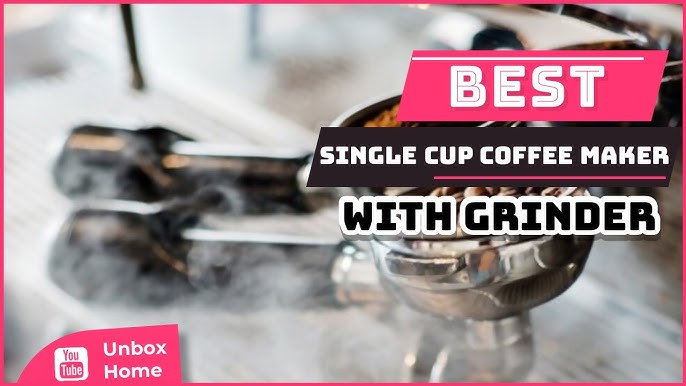 PowerXL Grind & Go, Automatic Single Serve Coffee Maker w Grinder