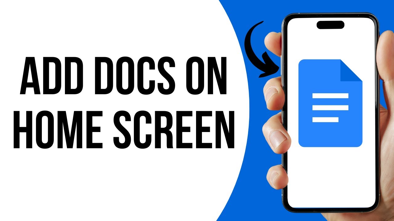 How To Add Google Sheets or Docs To iPhone Home Screen ? - YouTube