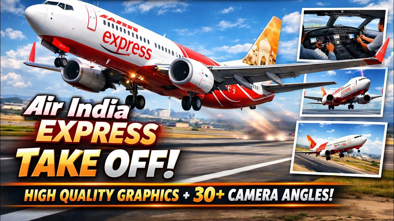 ✈️ Air India Express TAKE OFF | Infinite Flight Simulator | Ultra Realistic Gameplay